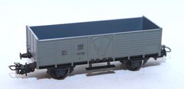 GRAUER HOCHBORD WAGEN  DER SBB VON HAG GANZ METALL