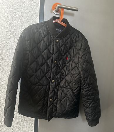 Polo Ralph Lauren Steppjacke, Schwarz, Gr. M (10-12)