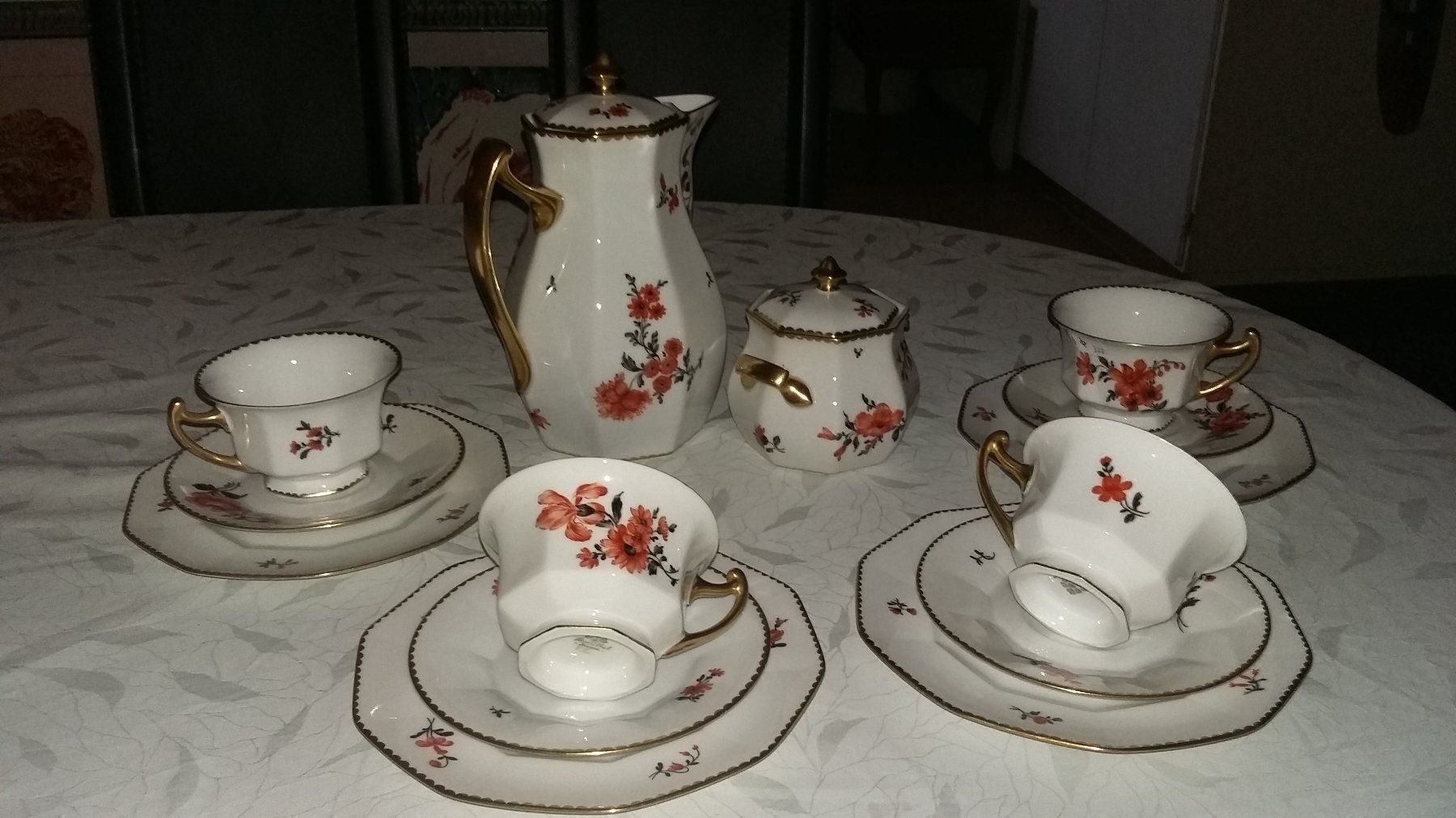 Rosenthal Tazze: 4er Antik Rosenthal  Bavaria KaffeeSet – Usato da Bern venduto da Imamrashed