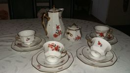 4er Antik Rosenthal  Bavaria KaffeeSet