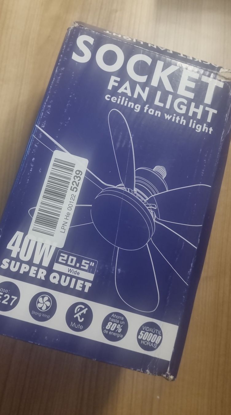 Kronleuchter & Deckenlampen: Neuer Deckenventilator mit Licht, 40W, super leise! – Neu und originalverpackt aus Arbon von Deki22