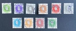 Dänemark, 60 Geb. von König Christian X (1930), 10 Werte #