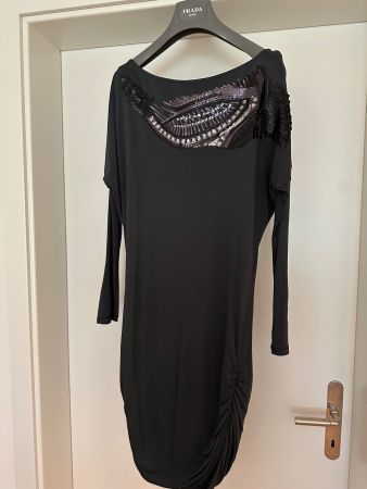 Patrizia Pepe Kleid 34/36 (Gr. 1) in anthrazit