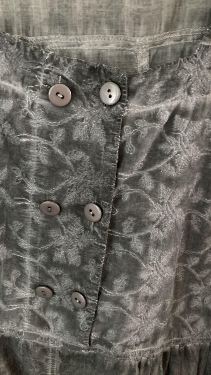 Tuniken: Bluse, Tunika, grau, Leinenartig, Sinne Design, L – Gebraucht aus Reinach BL von santrian 2