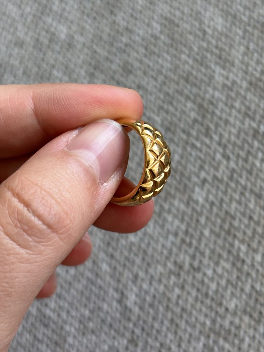 Anelli: Gold-plated vintage ring – Usato da Meyrin venduto da jess.etal 1