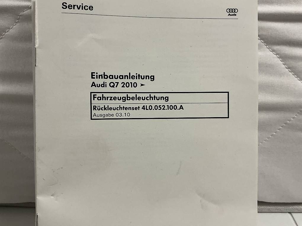 Tutti pezzi di ricambio auto: Audi Q7 4L Hecklicht  – Usato da Zürich venduto da Actros1850 3