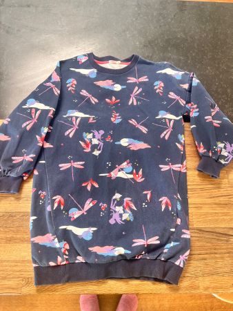 Billieblush Kleid, Gr. 152, Langarm, Libellen Muster Top