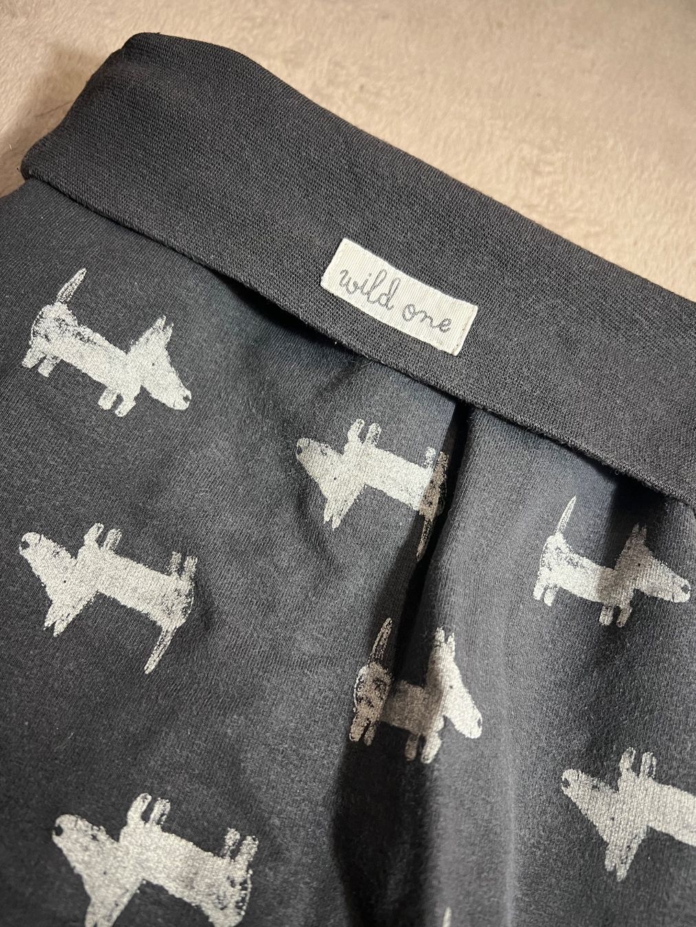 Sanetta Pantaloni: Sanetta Pumphose Gr. 80/86 mit Dackel Muster Top! – Usato da Bottenwil venduto da topshop 2