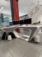Bureaux blanc brillant