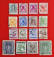 ÖSTERREICH KLEINE SAMMLUNG AUS 1922 - 1927 GESGTEMPELT