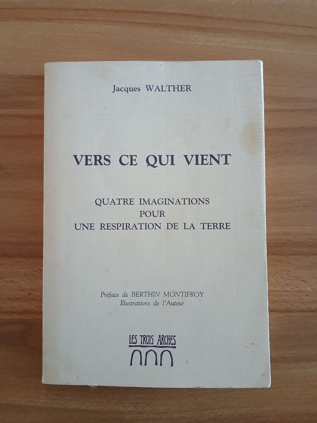Libri: Livre Jacques Walther, Vers ce qui vient – Usato da Le Sentier venduto da arc_2thy