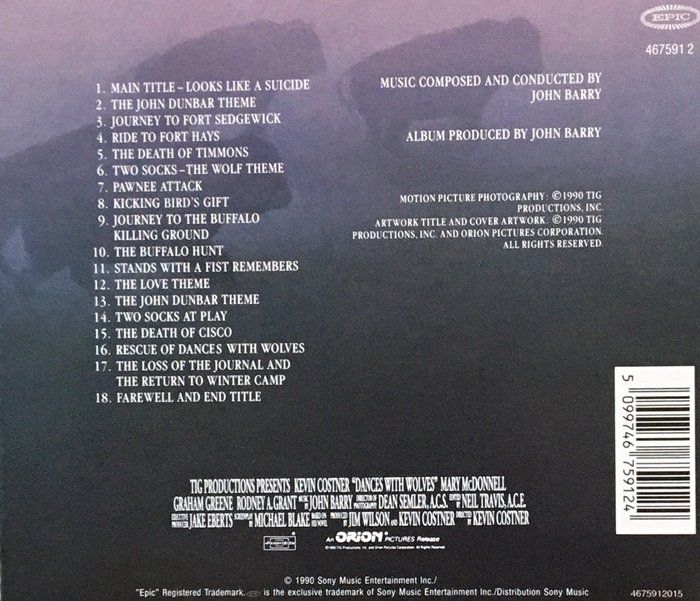 CDs: John Barry - Dances with wolves – Gebraucht aus Grüningen von azulverde 1