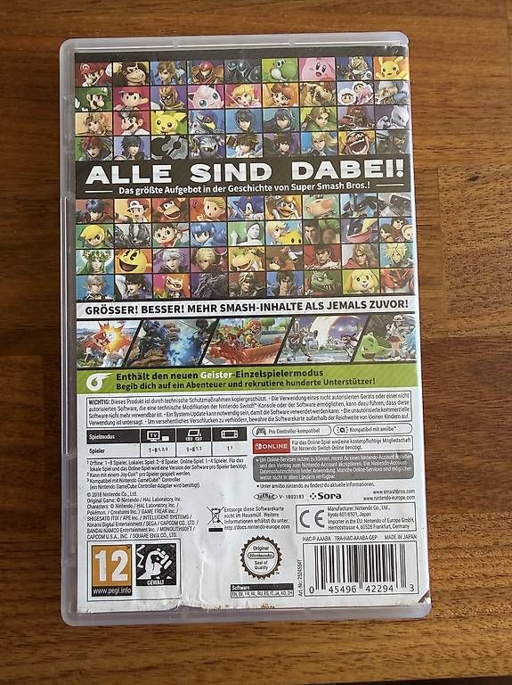 Nintendo Spiele: Super Smash Bros Ultimate (Nintendo Switch) – Gebraucht aus Nidau von feierabend_verkauf 1
