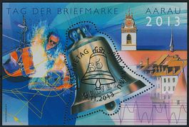 2013 - Tag der Briefmarke - Aarau - Block - ET Voll Stempel