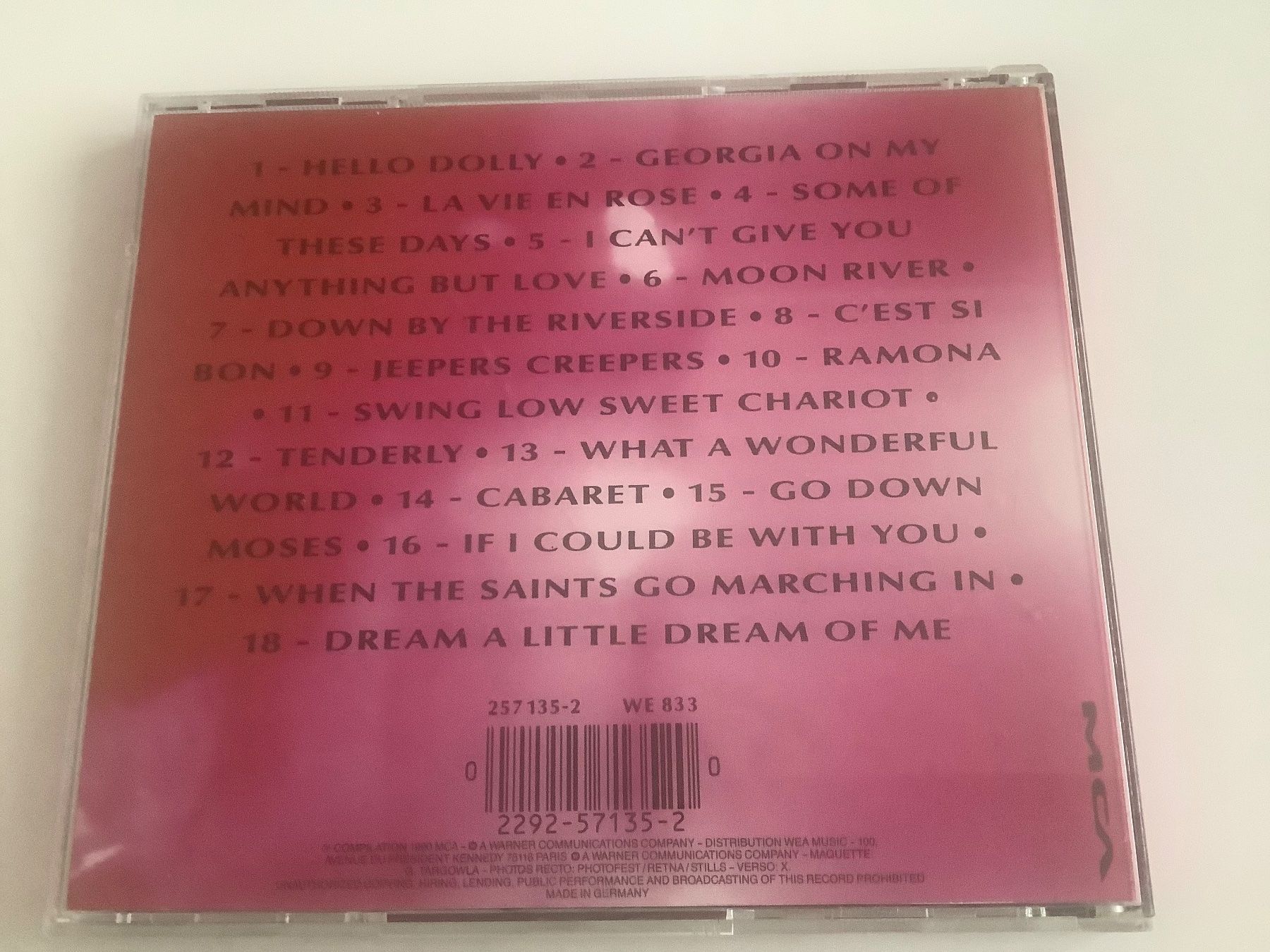 CDs: Louis Armstrong / les plus belles chansons / 1990 – Gebraucht aus Dübendorf von Troll_88 1