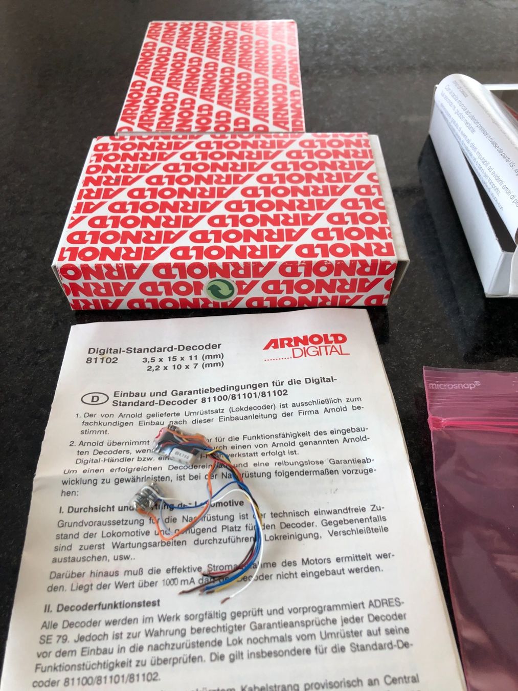 Arnold Modelleisenbahnen: Arnold Digital-Standard-Decoder 81102 – Neu (gemäss Beschreibung) aus Hellbühl von