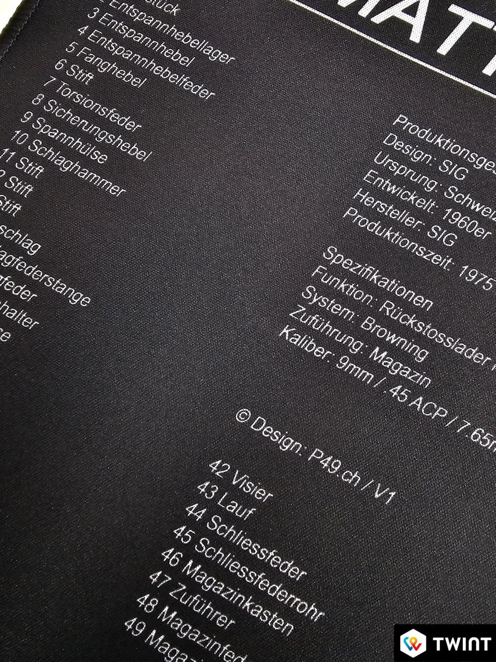 Sig Sauer Tutti gli attrezzi: Putz- und Zerlegematte SIG P75 / P220 – Nuovo e nell'imballaggio originale da Frutigen venduto da Darksmash666 6