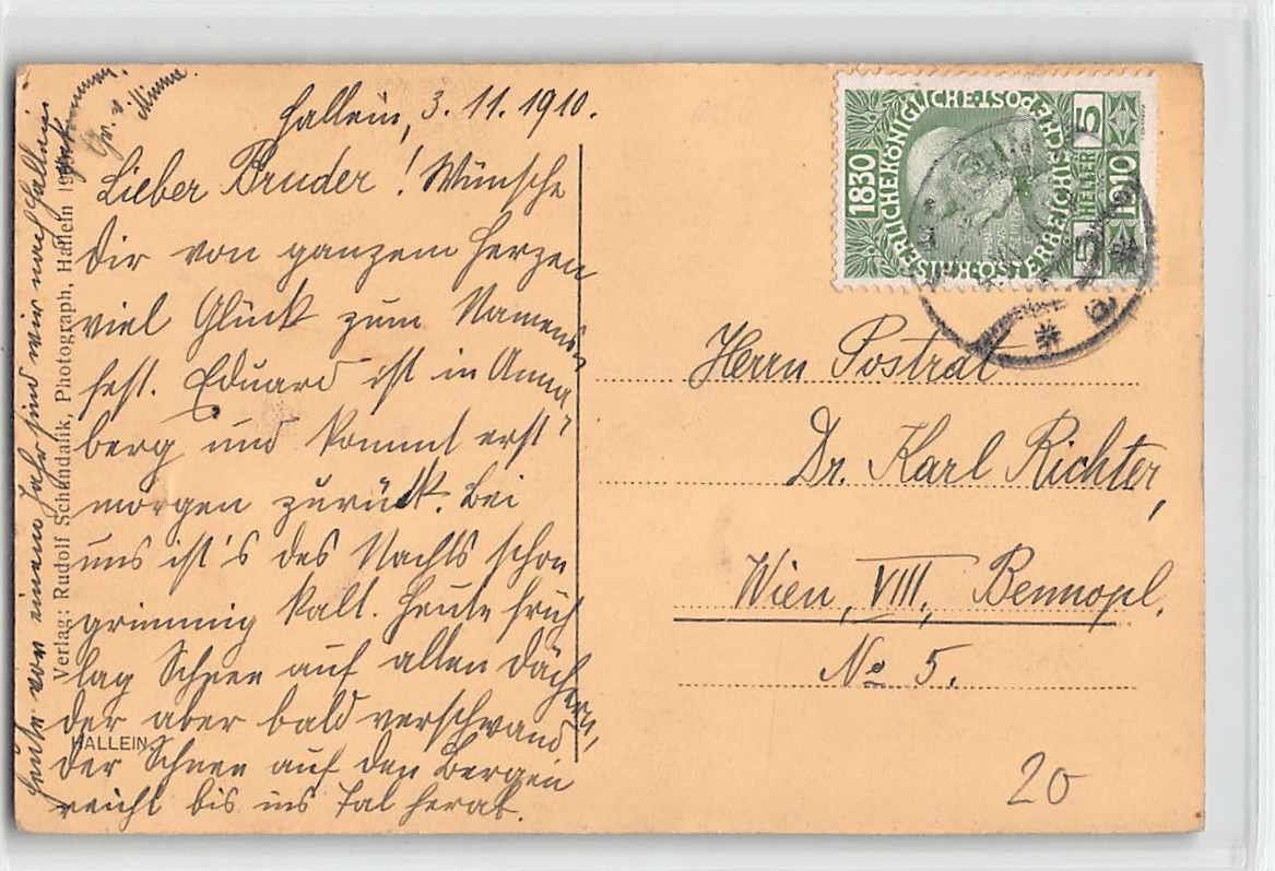 Ansichtskarten: WOLFDIETRICHSTOLLEN - BERGAUSFAHRT 1910 – Gebraucht aus Lufingen von TopAnsichtskarten 1