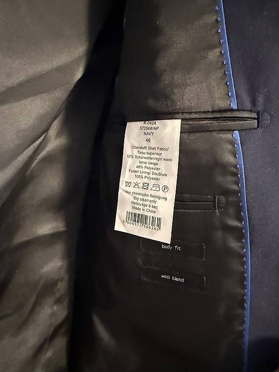Zara Completi: Herren Anzug dunkle blau Zara – Usato da Wetzikon ZH venduto da Em_Sa 1
