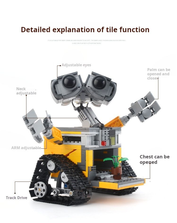 Kit di costruzioni: Neu WALL-E Robot Kit Set terminal blocks – Usato da Glattbrugg venduto da har_jgc7 3