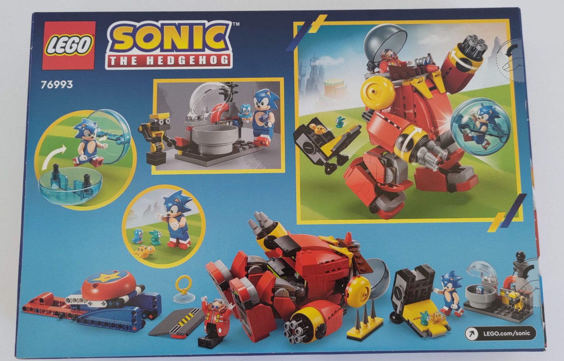 Lego Spielzeuge: Lego 76993 Sonic vs. Dr. Eggman's Death Egg Robot – Neu und originalverpackt aus Cham von Chri_nu 1