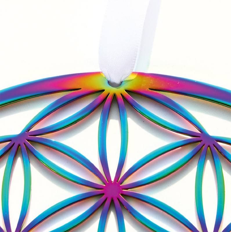 Tutte le decorazioni: Kraftbild - Blume des Lebens regenbogen – Nuovo e nell'imballaggio originale da Mauren venduto da Yeelen 2