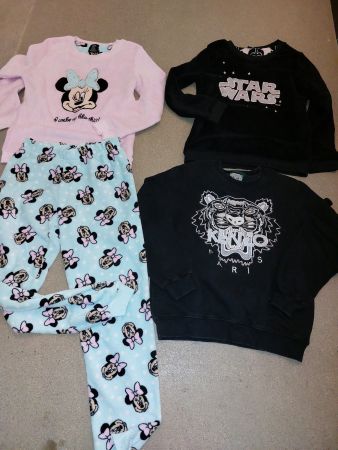 Pull Kenzo, Star war et pyjama Minnie taille 158 ou S 35