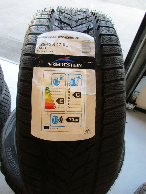 4 stk. Vredestein 225/45/17 94 H XL Wintrac Extreme S | Kaufen auf Ricardo