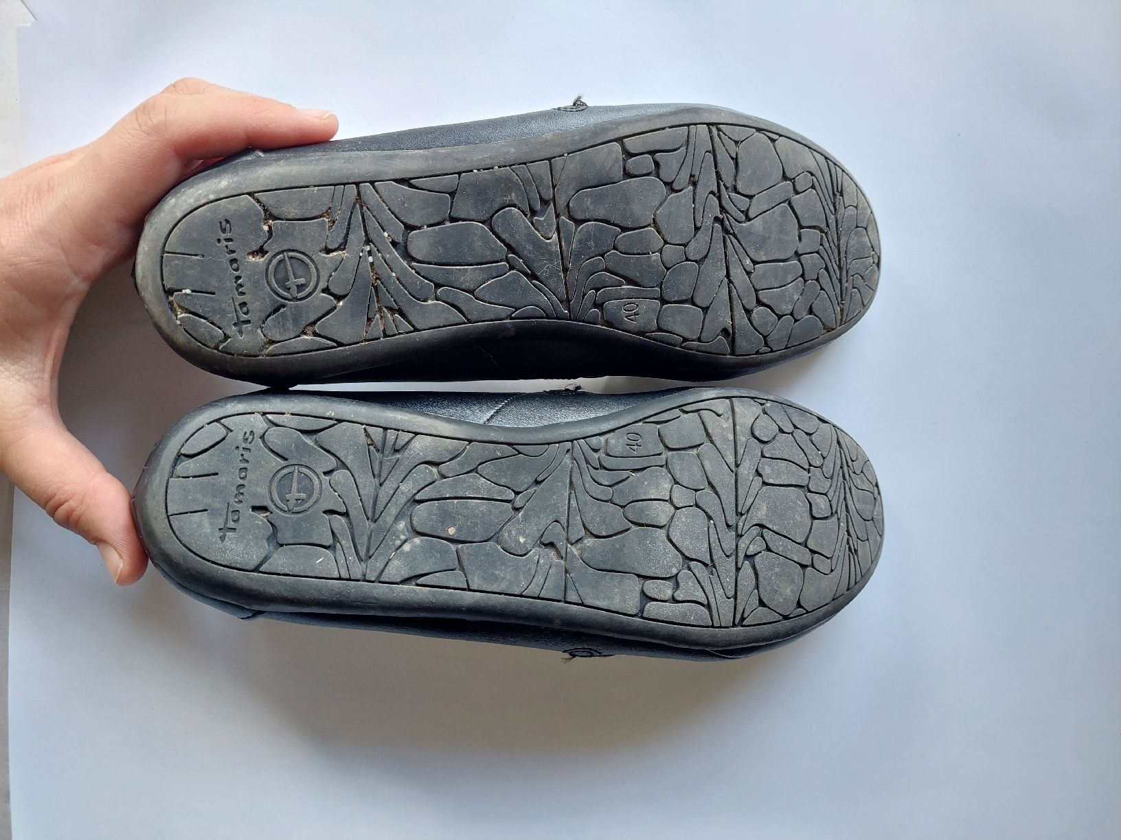 Tamaris Scarpe da donna: Schwarze Tamaris Ballerinas, Gr. 40 – Usato da Schiers venduto da ursel91 1