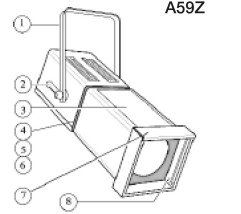 Lampade: Scheinwerfer ADB A59Z, mit Schweizer Stecker / 7 STK – Nuovo (secondo la descrizione) da Ebnat-Kappel venduto da sportbuehne 2