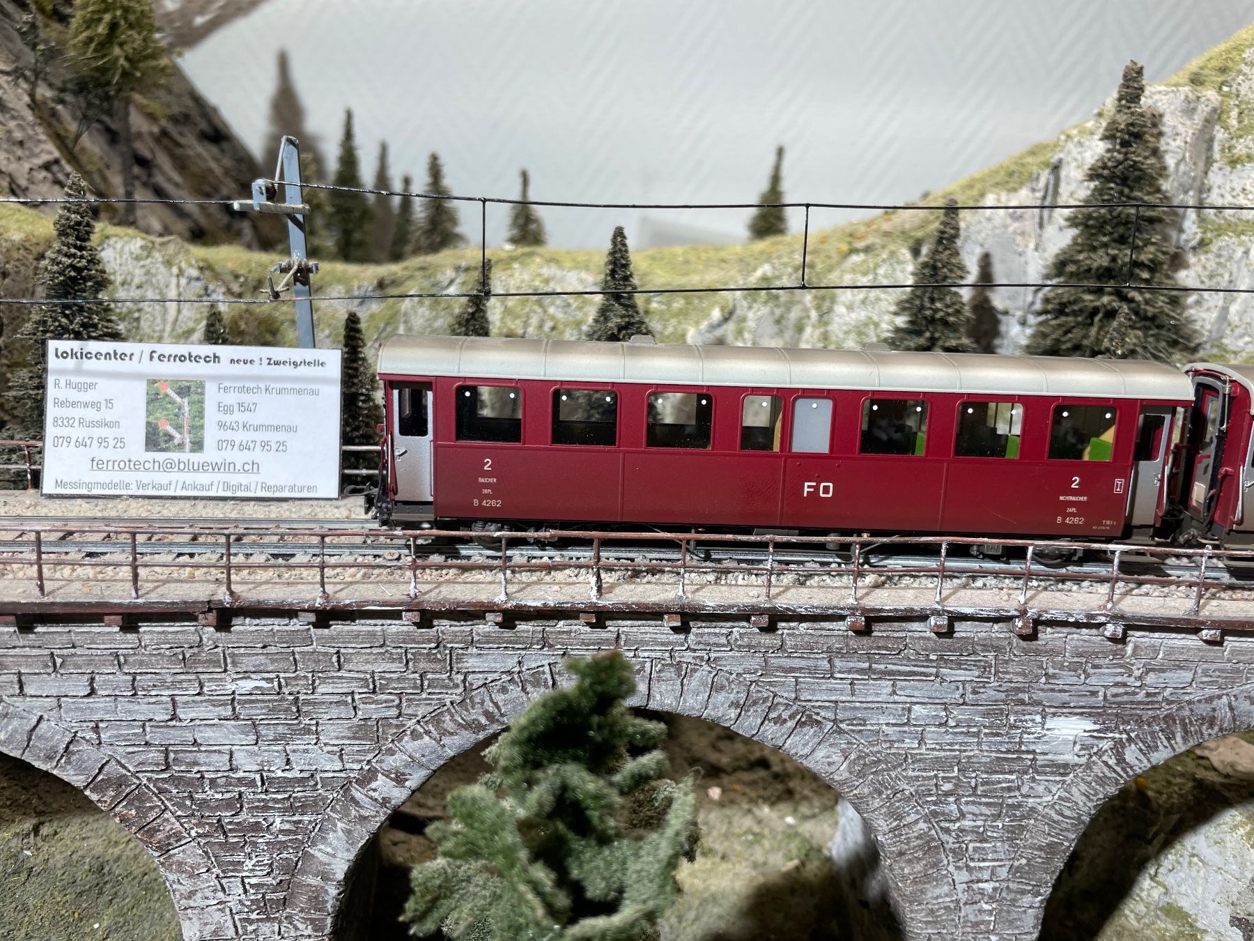 Ferro-suisse Modellini di ferrovie: Ferro Suisse, FO Wagen - Set – Usato da Krummenau venduto da ferrotech 6