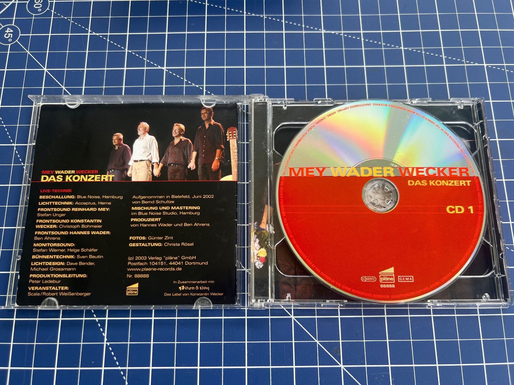 CD: Mey, Wader, Wecker – Das Konzert 2CD – Usato da st.gallen venduto da sophiephie 1