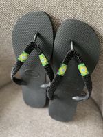 Sommer Flip-Flops Grösse 39:40mit Perlen Haiti Flagge