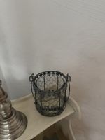 Windlicht Glas und Metall 