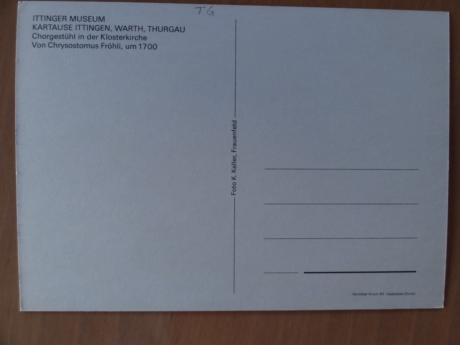 Cartoline postali: Ittingen - Ittinger Museum – Usato da St Léonard venduto da Riglin 1