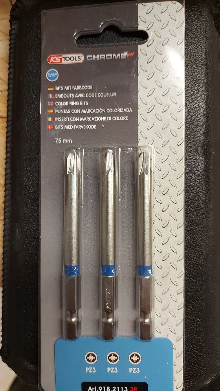 KS Tools Alle Werkzeuge: PZ3 Bit, 3 stück, lange version 75mm – Neu (gemäss Beschreibung) aus Schönengrund von nae_8cty
