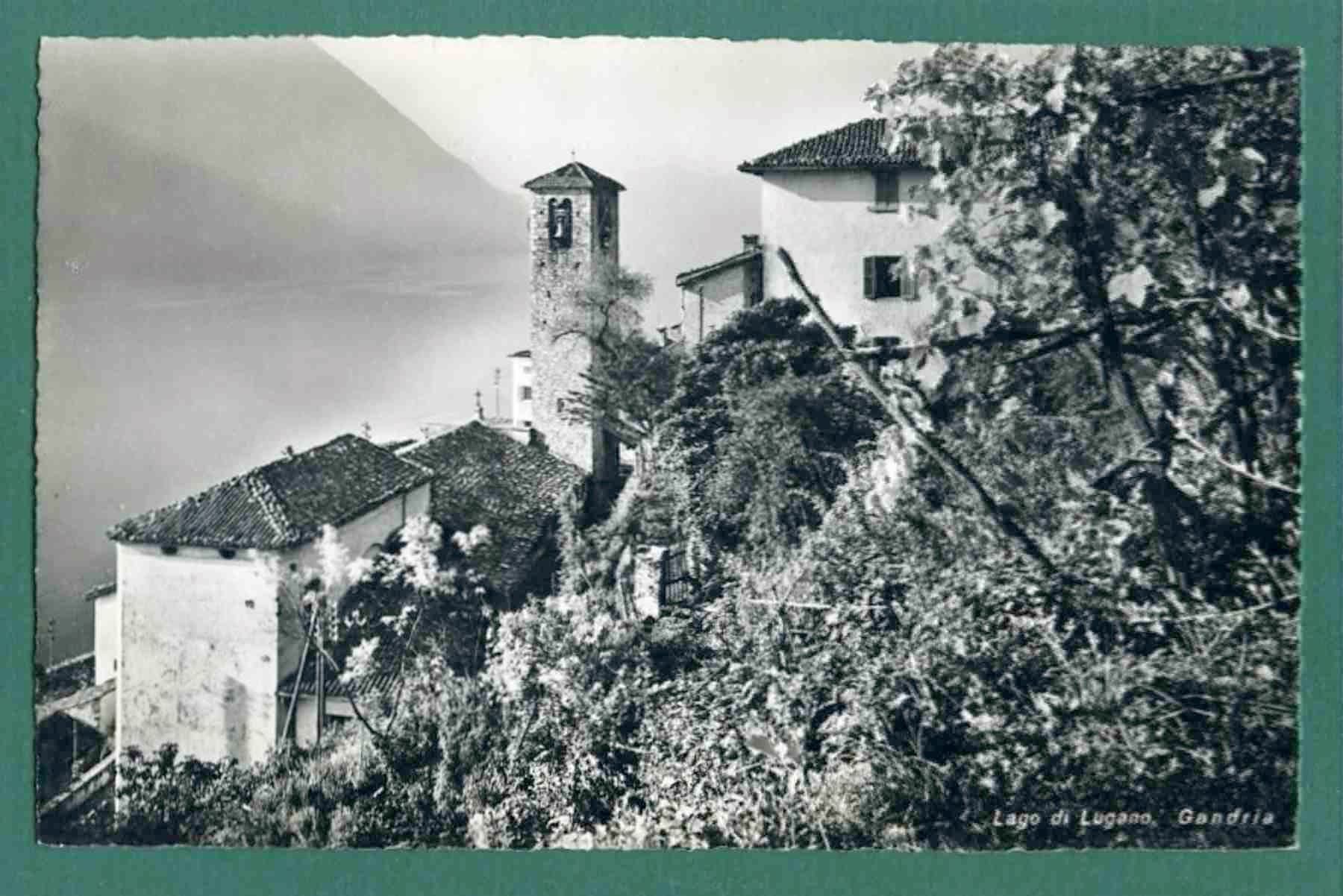 Cartoline postali: Gandria, 1959, gelaufen – Usato da Sargans venduto da Hausi1951