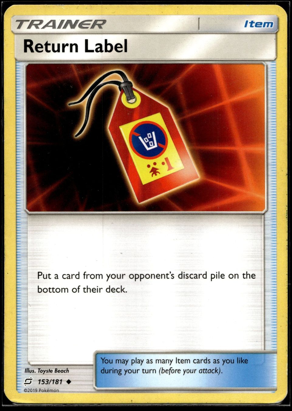Pokémon Carte collezionabili: Return Label (TEU EN 153/181) – Usato da Affoltern am Albis venduto da Chiesa_5