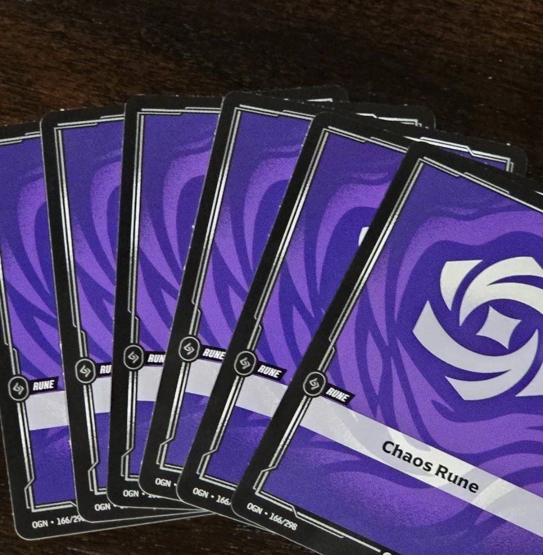 Carte collezionabili: Riftbound - Chaos runes X6 – Nuovo (secondo la descrizione) da Genève venduto da EMellau