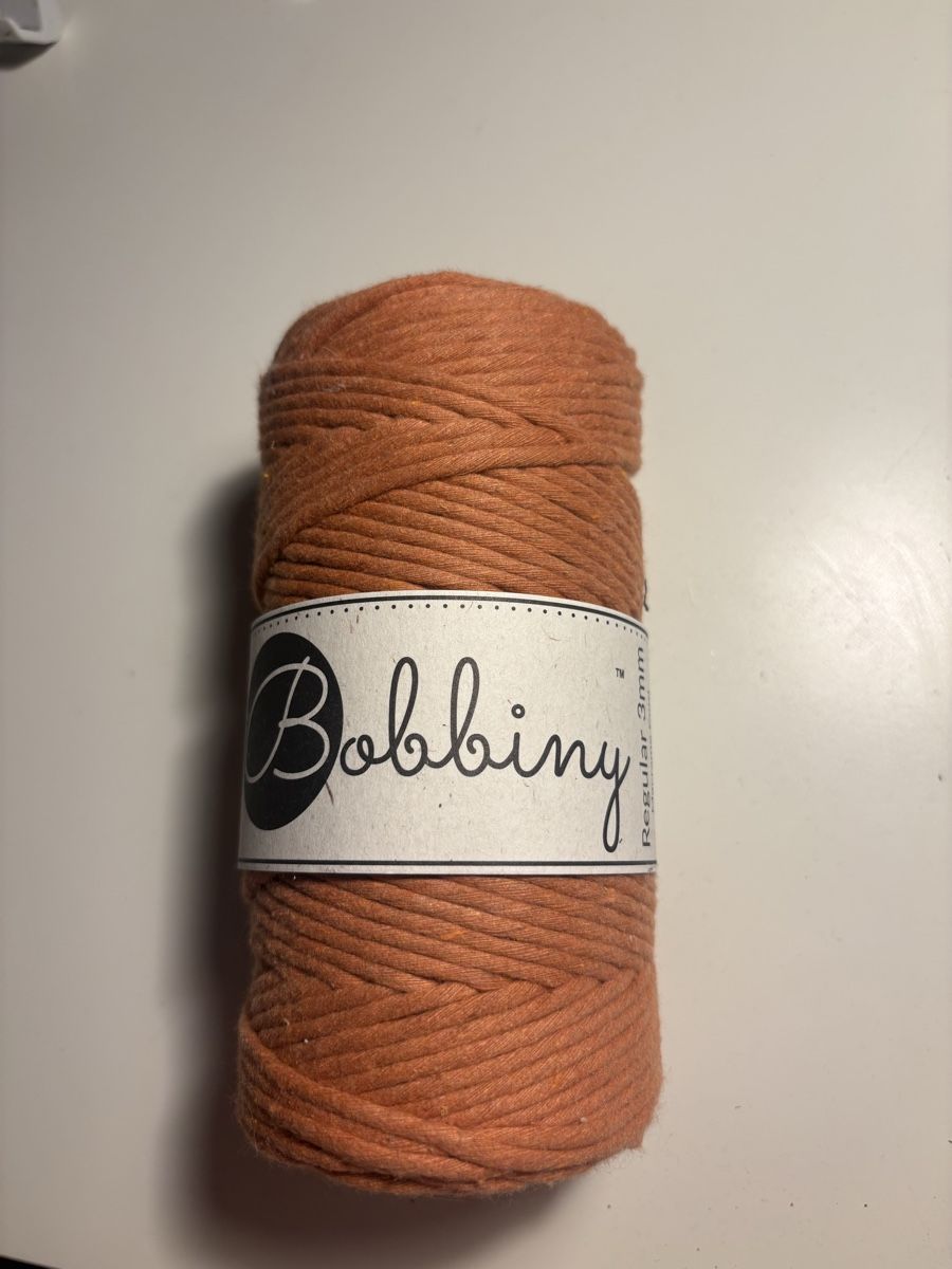 Kordeln & Faden: Bobbiny Makramee Garn • Terracotta • 3mm • neu – Neu und originalverpackt aus Flumenthal von algr4444