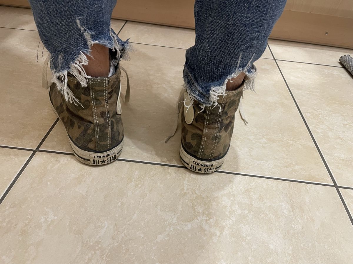 Converse Herrenschuhe: Converse All Star Chucks, Gr. 41, Camouflage Muster – Gebraucht aus Oeschgen von Caffi 3