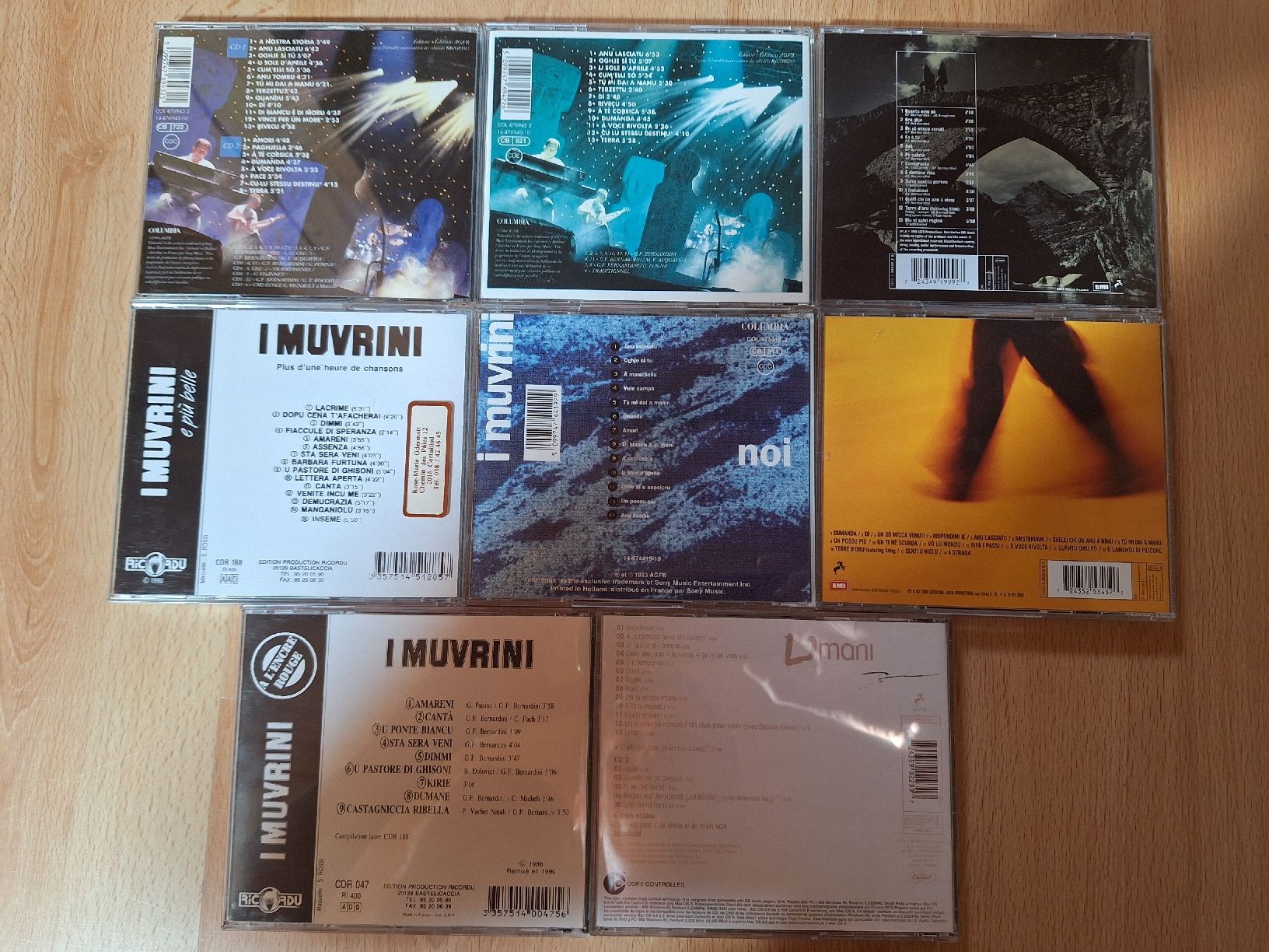 CD: I Muvrini 8 CD Sammlung – Usato da Genolier venduto da Antoine30 1