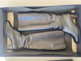 Hoher Lederdamenstiefel, Marke Carmina, Gr. 4 1/2, gebraucht