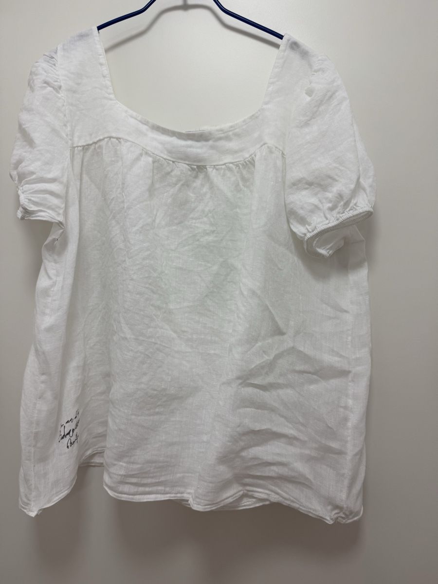 Blusen: Leinen Top, Gr. L – Neu (gemäss Beschreibung) aus Haldenstein von nicB74