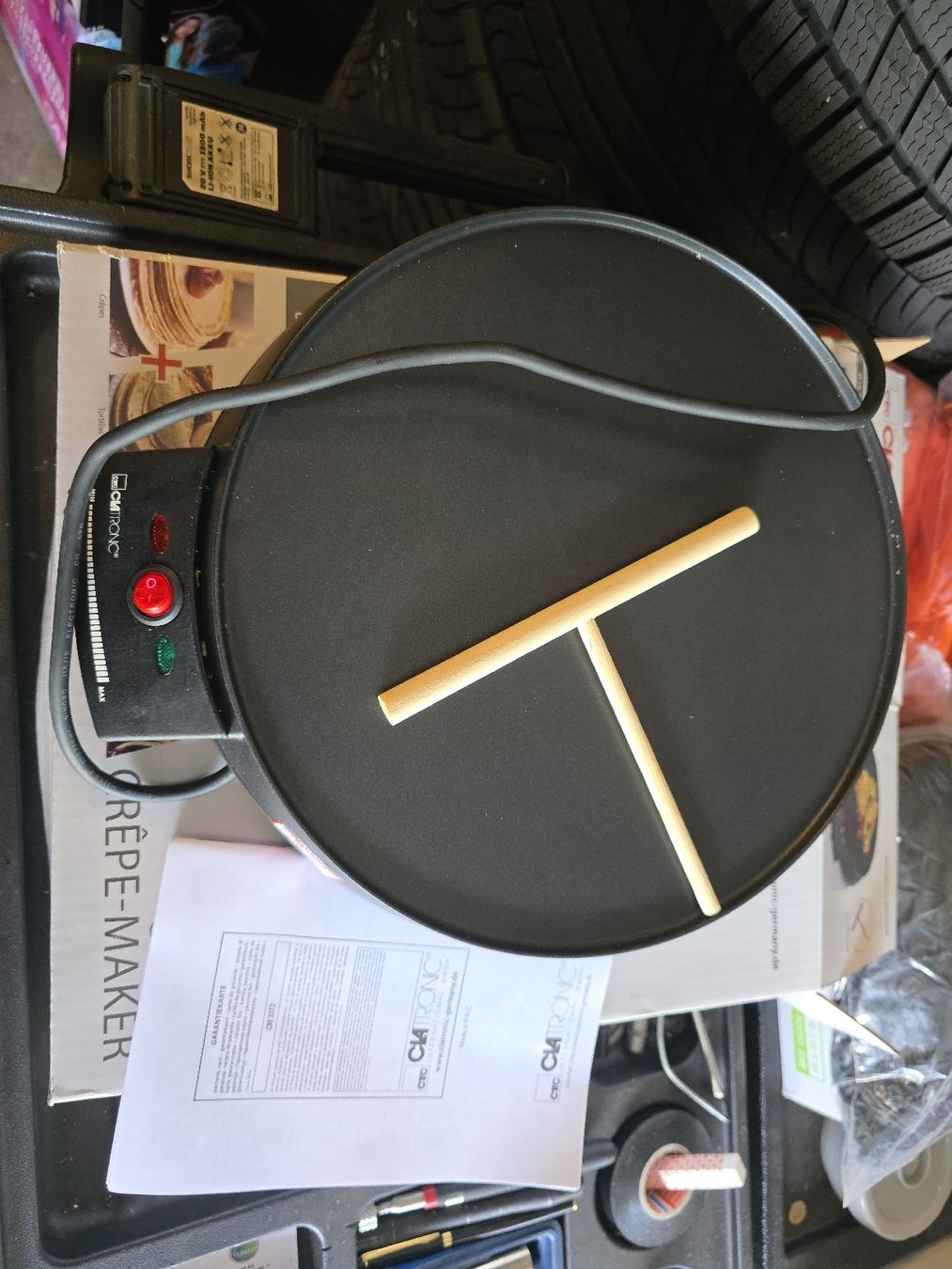 Elettrodomestici da cucina: Clatronic Crêpe Maker CM 3372 – Nuovo (secondo la descrizione) da Kerns venduto da Janeira94 1