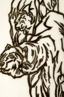 KARL KREBS (Schweiz, 1898-1977) Bären, Holzschnitt, um 1950