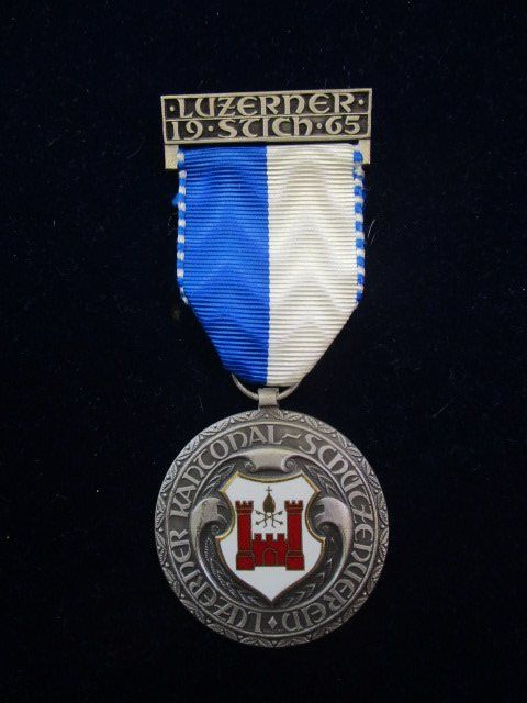 Medaglie: Luzerner Stich 1990 emailliertes Gemeindewappen Rothenburg – Nuovo (secondo la descrizione) da Luzern venduto da Horoskop1