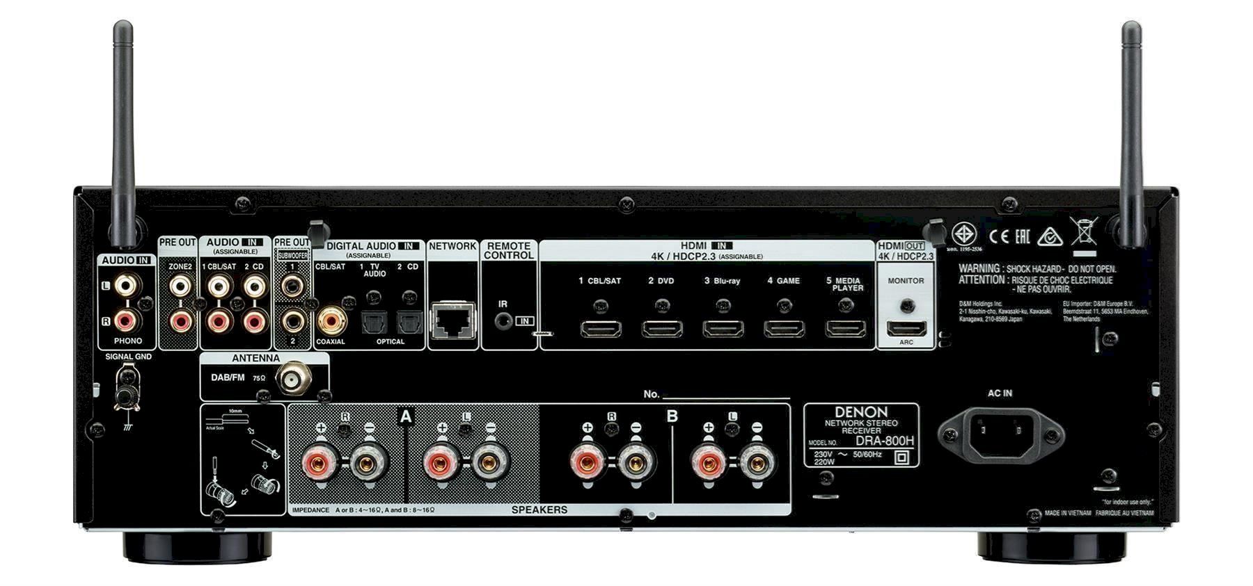 Ricevitori: Denon DRA-800H Stereo-Receiver – Nuovo e nell'imballaggio originale da Bottighofen venduto da zaap 2