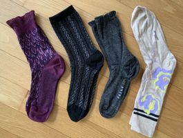 Glitzersocken, Gr. 39