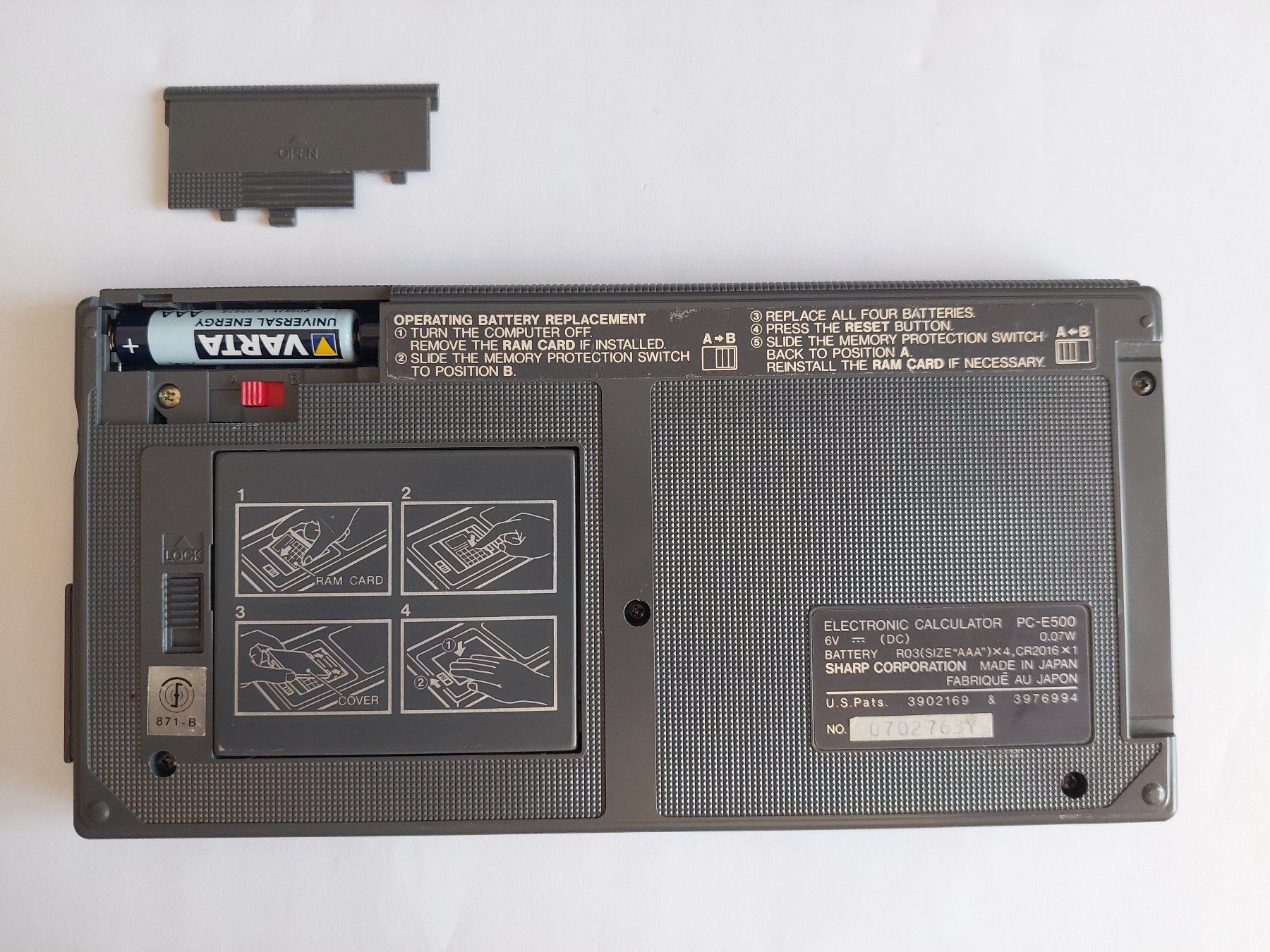 Sharp Calcolatrici tascabili: Sharp PC-E500 avec carte mémoire 256kb – Usato da St-Prex venduto da EricM 6